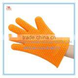 Free Mould! Silicone Gloves Perfect For Use As Cooking Gloves Baking Smoking Potholder, Wholesale Silicone Orange Gloves