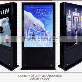 Outdoor FULLCOLOR LED Advertising Light Box Screen P6(192X128)