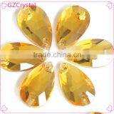 Fashion Teardrop Flat Back Two Holes Crystal Stone Design for Dresses thumbnail-1