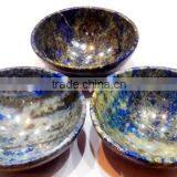 Lapiz Lazule 3Inch Agate Gemstone Bowls : Wholesale Agate Bowl Supplier thumbnail-1