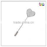 Custom Heart Rhinestone Lapel Stick Pins thumbnail-1