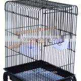 Pawhut 51" Black Metal Bird Cage thumbnail-6