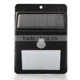 6 LED Solar Power PIR Motion Sensor Wall Light Outdoor Waterproof Garden Lamp thumbnail-3