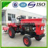 Best Price Diesel Engine 4 Wheels Mini Tractor 12hp,15hp Farm Tractor With Rotary Tiller thumbnail-1