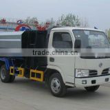 dongfeng 4x2 dump garbage truck,side lift dump garbage truck,garbage container lift trucks