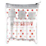 YUHUI Clear Wash Kit _2NUL_Set of 5 Bottles -Travel Organizer Empty Bottle Set thumbnail-5