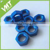 Hydraulic AN Blue Aluminum Bulkhead Nuts thumbnail-2