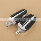 Chrome 10mm Male Mount-style FootPegs Footrests For Dyna Low Rider FXDL thumbnail-3