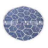 Diameter 57.09inches Printed Beach Towel Round Pad Mat Microfiber Fabric Breathable Mat For Beach Camping Outdoor Activities thumbnail-1