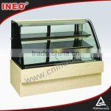 Refrigerated Kitchen Bread Cake Glass Display Cabinet thumbnail-1