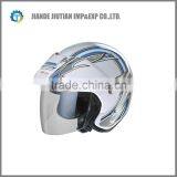 DOT Open Face Helmet With Colorful Design WHITE COLOR thumbnail-1