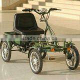 4 Wheel Green Electric Bike thumbnail-1