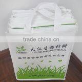 Wholesale Accept Custom Printed Certified Compostable PLA Non-woven Shopping Bag thumbnail-2