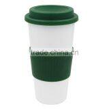 16oz Large IML Plastic Coffee Cups With Lids,Customised Packaging Takeaway Reusable Drink Cup thumbnail-6