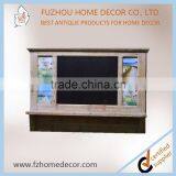 Practial Antique Photo Frame Wooden Shelf With Blackboard for Home Decoration thumbnail-1