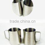 Stainless Steel Milk Cup Milk Frothing Pitcher 12oz Stainless Steel Milk Pot thumbnail-6