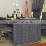 2017 Sigma SGS Good Quality All Weather Antique Rattan Royal Dining Room Furniture Sets thumbnail-1