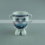 Decal Porcelain Cute Cup With Two Handles thumbnail-1