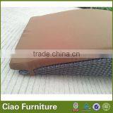 Modern Design Outdoor Furniture Synthetic Rattan Chaise Lounge With Wheel thumbnail-4