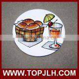 Promotional Gift Sublimation White Blank Round Ceramic Coasters thumbnail-1