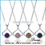 Latest Design Drusy Gemstone Druzy Pendant Wholesale Amethyst Natural Druzy Necklace thumbnail-5