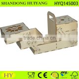 China Eco-freidly FSC wooden sewing kit box wholesale