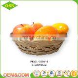 China Wholesale Price Handmade Wicker Bread Tray Fruit Basket thumbnail-1