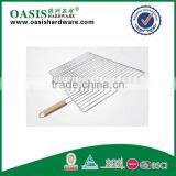 BBQ grid Non-stick coating& wooden handle bbq tool
