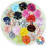 Wholesale Many Different Colors Shabby Chiffon Flower Decoration Girls Flower Hair Clips thumbnail-2