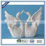 Wedding Favors White Ceramic Love Birds thumbnail-1