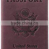 LOW Price High Quality Men Black Custom Genuine Leather Passport Holder COVER thumbnail-5