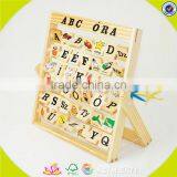 Wholesale Cheap Baby Wooden English Alphabet Chart Interesting Kids Wooden English Alphabet Chart W12C005 thumbnail-1