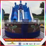 2016 Hot Sale Blue Waves Inflatable Slide, Giant Inflatable Water Slide for Adult