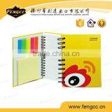 High Fashion Cheap 3 Folded Sticky Wirebound /pp Spiral Notebook With Cardboard Cover for School thumbnail-1