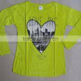 100% COTTON LONG SLEEVE T-SHIRT, PRINTED FASHIONABLE LADIES T-SHIRTS thumbnail-1