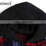 Manufacturers in China Plaids Men Stock Polar Fleece Promotion Jacket thumbnail-3