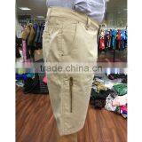 Factory Supply 100% Cotton Khaki Stock Lot Shorts thumbnail-2