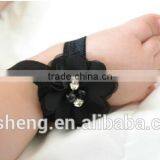 Wholesale Foot Flower Chiffon Accessories Foot Ornaments Baby Photography Shooting Props Baby Pearl Foot Flowers thumbnail-4