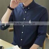 Zm35622a Casual Summer Tops Fashion Korean Slim Men's Blouse thumbnail-4