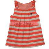 GIRLS STRIPED SLEEVELESS GOWN thumbnail-1