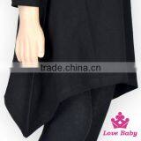 New Fashion Solid Black Girls Cotton Shirts Baby Girl Plain Long Sleeve Fall Shirt Boutique Dress Shirt Design For 0-6 Years thumbnail-4