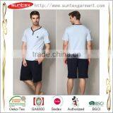 Men's Short Comfortable Pajamas With Pocket thumbnail-3
