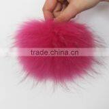 Myfur China Wholesale Luxury Real Raccoon Fur Pom Poms thumbnail-3