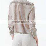 Runwaylover 109 Europe Style 2017 Ladies Fashion Chiffon Transparent Blouse thumbnail-2