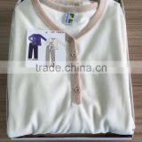 Ladies Velour Pajamas With Placket thumbnail-5