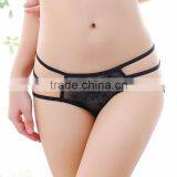 Lingerie Wholesale Lace and Cotton Hip-hugger Thong Sexy Underwear Women thumbnail-2