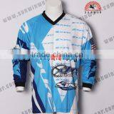 100% Polyester Bmx Bike Shirt Long Sleeve Sports Cycling Wear thumbnail-4
