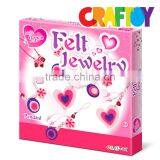 OEM Children Crafts Create Your Own Heart Style Felt Jewelry Kit thumbnail-1