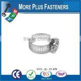 Made in Taiwan Stainless Steel Thin Hose Clamp Flexible Hose Clamp Heavy Torque Hose Clamp thumbnail-5