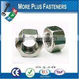 Made in Taiwan Stainless Steel Black Coated Zinc Finish Heavy Hex Nut thumbnail-3